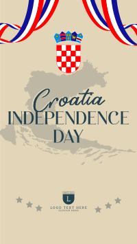 Love For Croatia Facebook Story Design