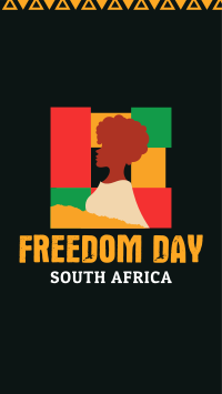 Freedom Africa Celebration TikTok Video Design