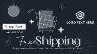 New Year Shipping Animation Design
