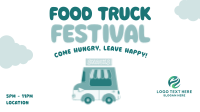Cute Food Truck  Animation Preview