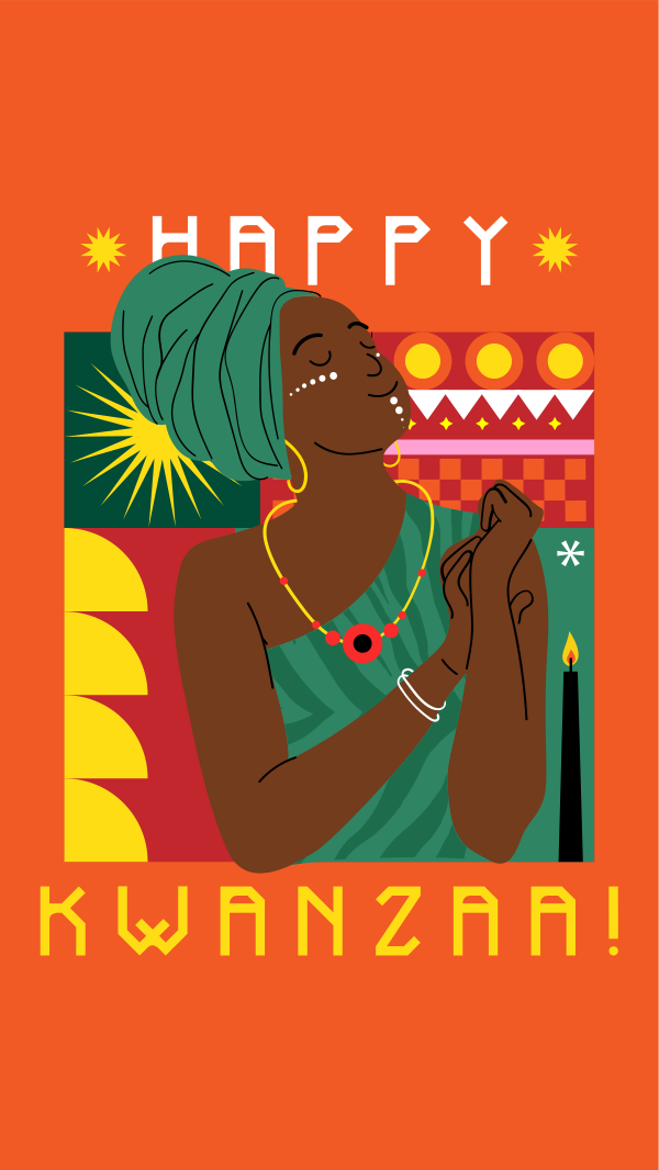 Kwanzaa Tribe Instagram Story Design Image Preview