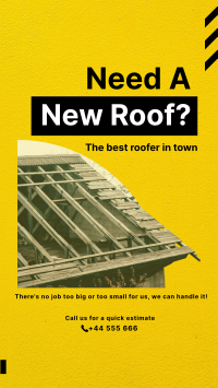 New Roof Facebook Story Design