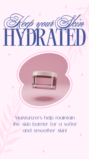 Skincare Hydration Benefits Facebook story Image Preview