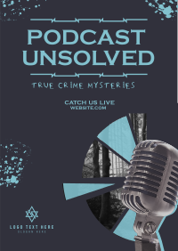 Unsolved Crime Cases Flyer Design