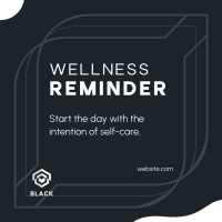 Wellness Self Reminder Instagram post Image Preview