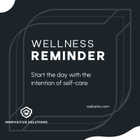 Wellness Self Reminder Instagram post Image Preview