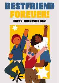 Embracing Friendship Day Flyer Design