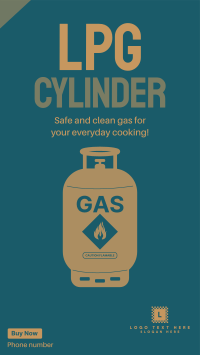 Gas Cylinder Instagram Story Design