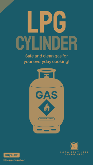 Gas Cylinder Instagram story Image Preview