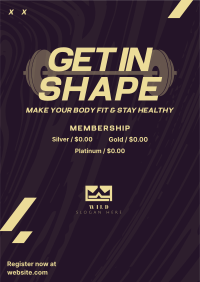 Power Gym Membership Flyer Image Preview