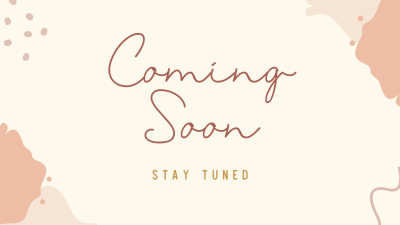 Minimalist Coming Soon Facebook event cover Image Preview