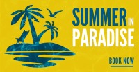 Summer in Paradise Facebook Ad Design
