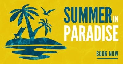 Summer in Paradise Facebook ad Image Preview