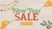 Rustic New Year Sale Facebook event cover Image Preview