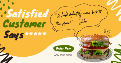 Customer Feedback Food Facebook ad Image Preview