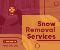 Simple Snow Removal Facebook Post Design