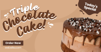 Triple Chocolate Cake Facebook ad Image Preview