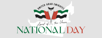Simple UAE Day Facebook cover Image Preview