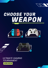 Choose your weapon Poster Image Preview