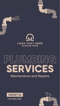 Plumbing Expert Services Facebook story Image Preview