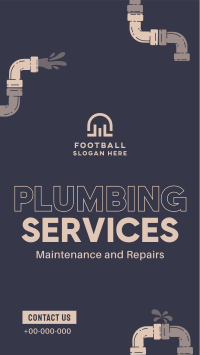 Plumbing Expert Services Facebook Story Design