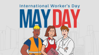May Day All-Star Facebook Event Cover Design