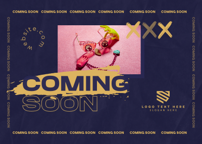 Fashion Coming Soon Postcard Image Preview