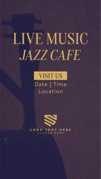 Cafe Jazz YouTube Short Design