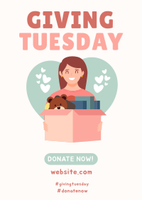 Giving Donation Poster Design