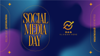 Minimalist Social Media Day Animation Image Preview