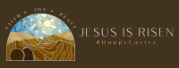 Jesus is Risen Facebook cover Image Preview