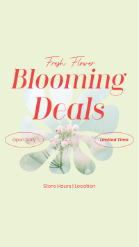 Fresh Flower Deals YouTube short Image Preview