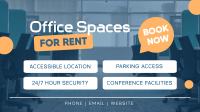 Tranquil Office Space Facebook Event Cover Image Preview