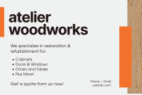 Atelier Woodworks Pinterest board cover Image Preview