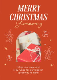 Holly Christmas Giveaway Poster Image Preview