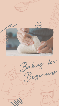 Beginner Baking Class Instagram reel Image Preview
