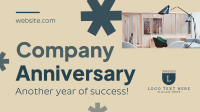 Minimalist Company Anniversary Video Design