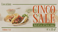 Cinco De Mayo Food Promo Animation Image Preview