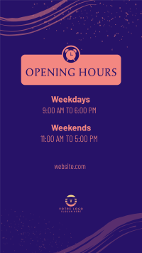 New Opening Hours Facebook story Image Preview