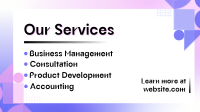 Sleek Services Offered Animation Preview