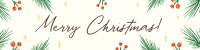 Holly Christmas Etsy Banner Design