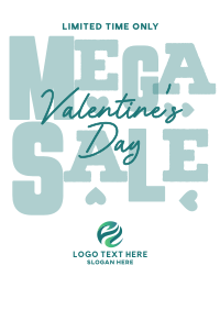 Valentine's Mega Sale Poster Design