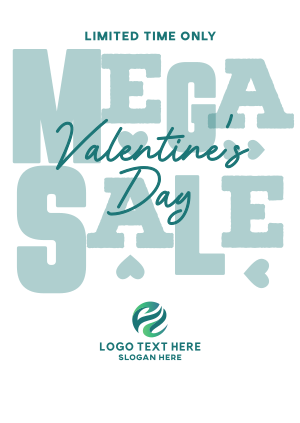 Valentine's Mega Sale Poster Image Preview