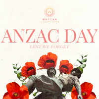 Anzac Day Collage Instagram Post Design