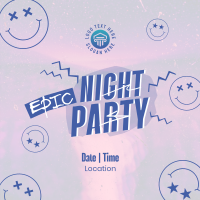 Epic Night Party Instagram Post Design