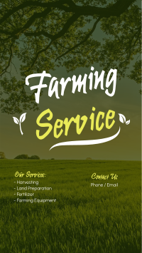 Farming Services Instagram Story Design