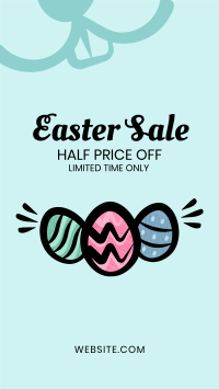 Easter Eggs Sale Facebook Story Design