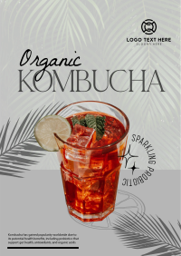 Organic Kombucha Flyer Image Preview