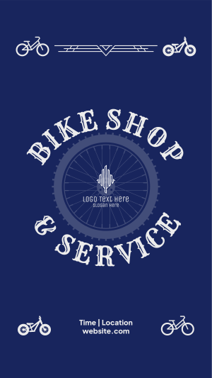 Bike Shop and Service Facebook story