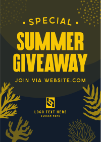 Corals Summer Giveaway Flyer Image Preview